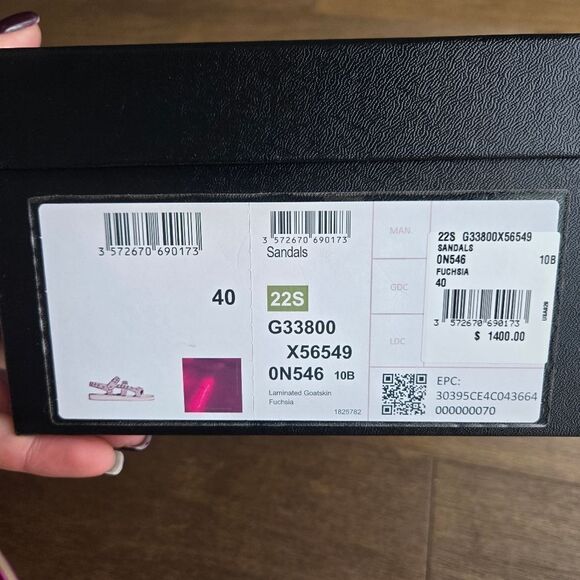 Chanel Pink sandals shoes size 40 New - Picture 13 of 13